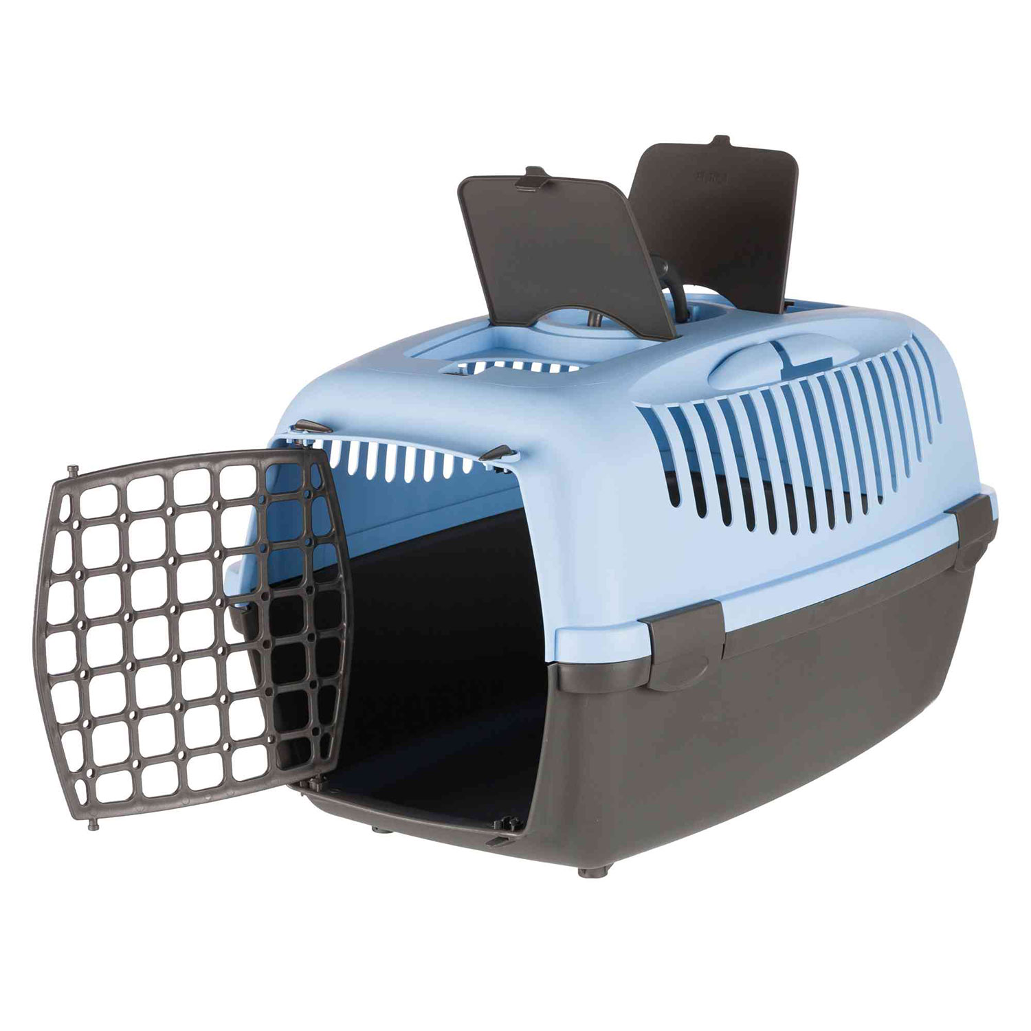 Transportín Capri 3 abierto Gris claro-Azul